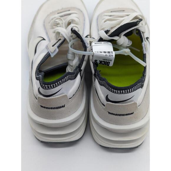 Nike Waffle One SE Phantom Black Men's Size 14 - Cocunut Sail Off-White Defects